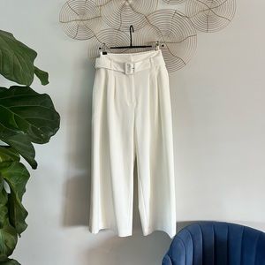 Brand New Antonio Melani Flat Front Pants, White, Size 4